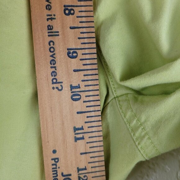 Calvin Klein Jeans Cropped Pants Capris Yellow Size 6 Summer Spring Casual Comfy - Picture 7 of 11